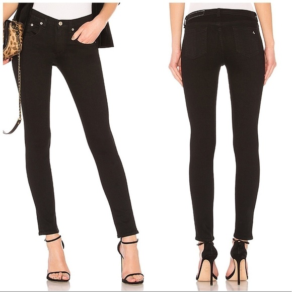 Rag & Bone Skinny Jeans in Coal - Picture 1 of 7